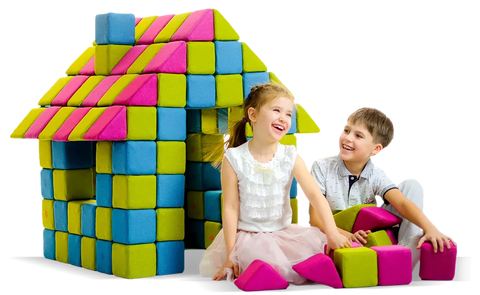 JollyHeap Magnetic 150 Block Joy Set-Building Blocks,Jollyheap,Soft Play Sets-Learning SPACE