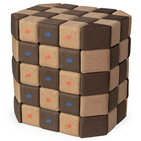 Jollyheap Magnetic Blocks Basic Set 100-Building Blocks,Jollyheap,Soft Play Sets-14-24-JHBASIC-1424-Learning SPACE