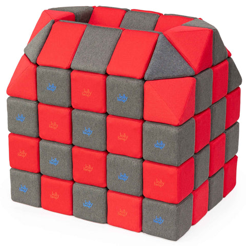 Jollyheap Magnetic Blocks Creative Set 100 4-Shapes-Building Blocks,Jollyheap,Soft Play Sets-12-22-JHCreative-1222-Learning SPACE