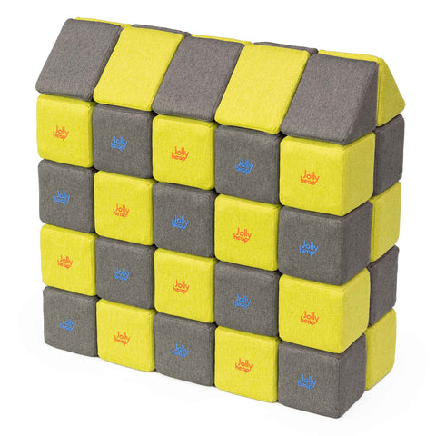 Jollyheap Magnetic Blocks Medium Set 50-Building Blocks,Jollyheap,Soft Play Sets-11-22-JHMED-1122-Learning SPACE