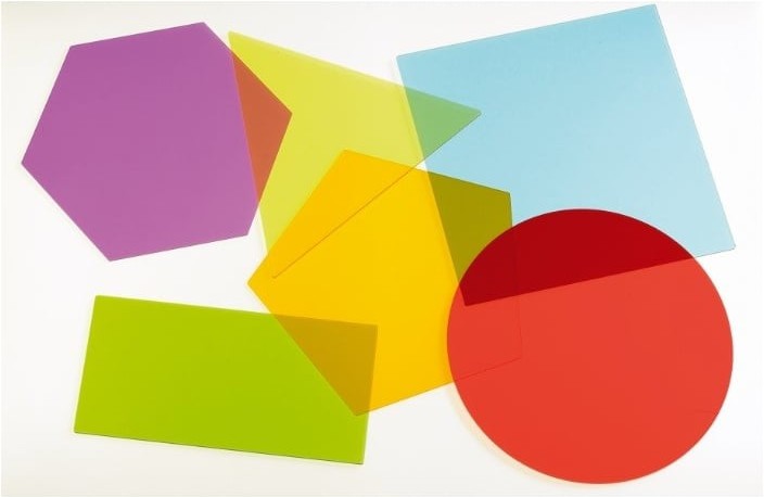 Jumbo Colour Mixing Shapes, Art Supplies Learning SPACE