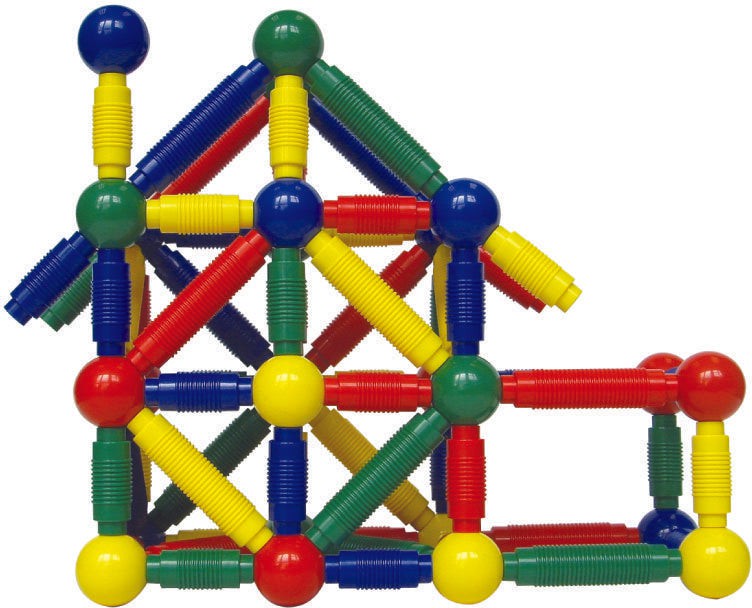 Jumbo Magnetic Construction Set - 72 Pieces, Learning SPACE