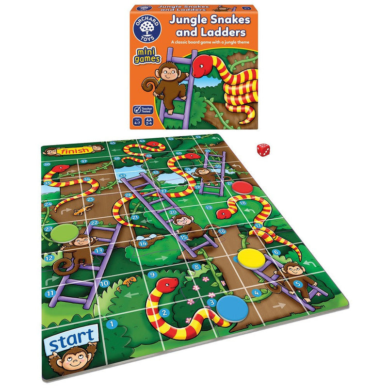 Jungle Snakes and Ladders Mini Game, Learning SPACE