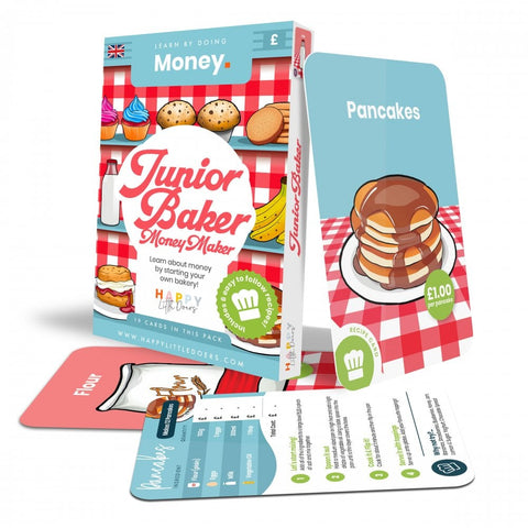 Junior Baker Money Maker Flashcards - Learn about Money-Early Years Maths, Featured, Happy Little Doers, Learning Activity Kits, Maths, Money, Primary Games & Toys, Primary Maths-Learning SPACE