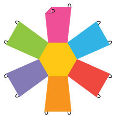 Junior Sunflower Parachute-Active Games,Dyspraxia,EDUK8,Forest School & Outdoor Garden Equipment,Garden Game,Movement Breaks,Outdoor Play,Outdoor Toys & Games,Playground Equipment-Learning SPACE