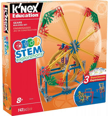 K-Nex Stem Explorations Gears Set-Additional Need,Engineering & Construction,Fine Motor Skills,Helps With,K'Nex Construction Toys,S.T.E.M,Science Activities,SCOTEXCEL,Stock,Tactile Toys & Books-Learning SPACE