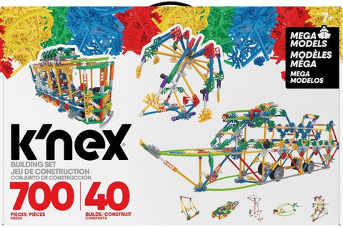 K'Nex Classics 700 Piece 40 Model Mega Models-Additional Need, Engineering & Construction, Farms & Construction, Fine Motor Skills, Games & Toys, Imaginative Play, K'Nex Construction Toys, Primary Games & Toys, S.T.E.M, Science Activities, Stock, Strength & Co-Ordination, Teen Games-Learning SPACE