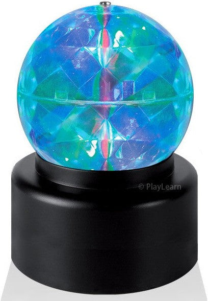 Kaleidoscope Rotating Disco Ball (Battery Operated) Projector, Learning SPACE