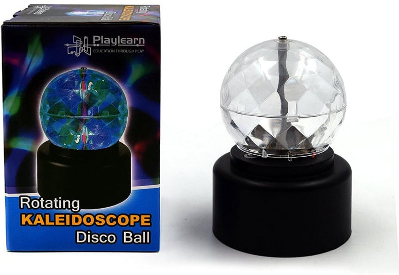 Kaleidoscope Rotating Disco Ball (Battery Operated) Projector, Learning SPACE