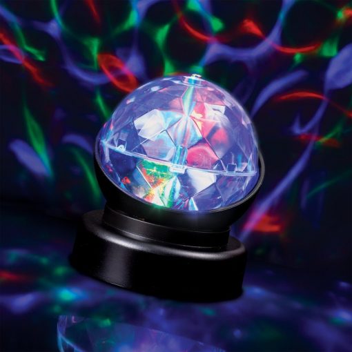 Kaleidoscope Rotating Disco Ball (Battery Operated) Projector, Learning SPACE