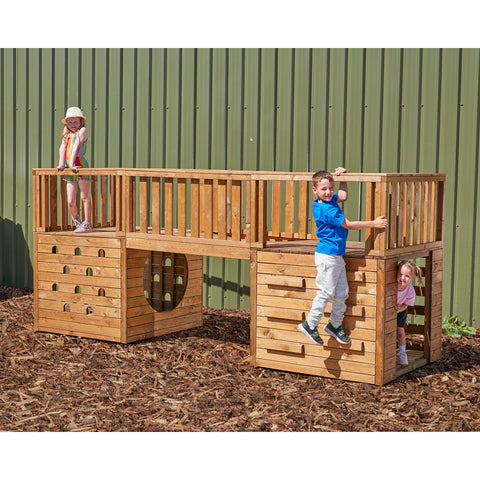 Kendray Cube Adventure Climbers-Cosy Direct, Outdoor Climbing Frames, Playground, Playground Equipment, Role Play-Learning SPACE