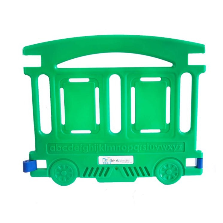 Kiddi Train Space Dividers, Green Carriage Learning SPACE