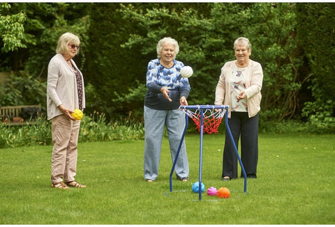 Kids' Basketball Hoop with Stand-Active Games, Adapted Outdoor play, Calmer Classrooms, Exercise, Games & Toys, Garden Game, Outdoor Toys & Games, Playground Equipment, Stock, Strength & Co-Ordination, Teen & Adult Swings, Teen Games, TickiT-Learning SPACE