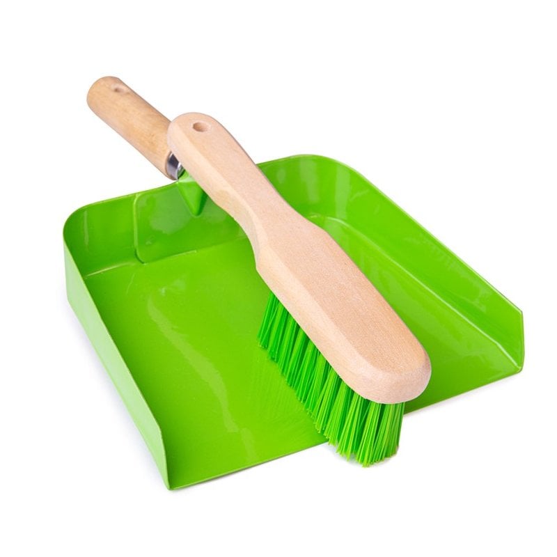 Kids Dust Pan and Brush Imaginative Role Play Toy, Learning SPACE