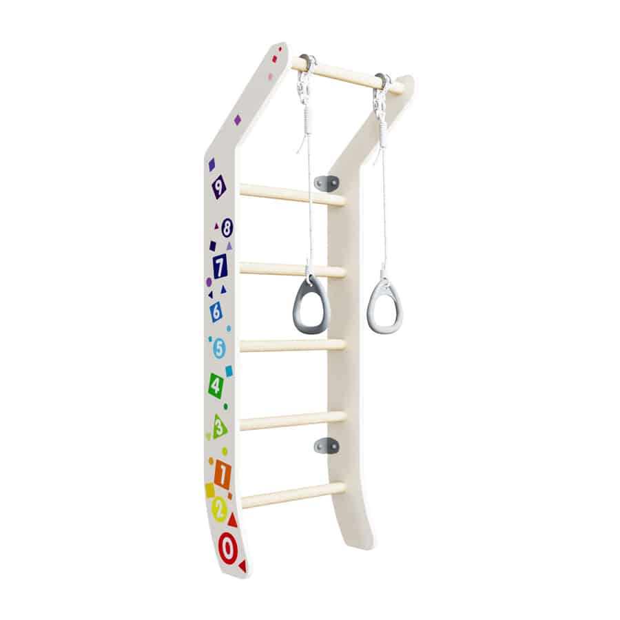 Kids Mini Wall Bars - Gross Motor Aid-Exercise,Indoor Swings,Sensory Climbing Equipment-Learning SPACE