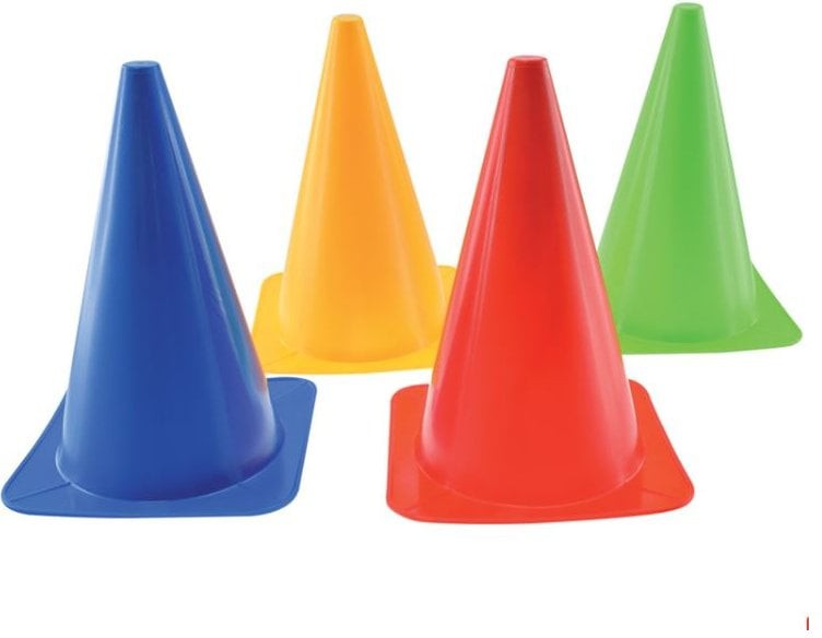 Kids Traffic Cones Play Set (4 Pack)-Bigjigs Toys,Cars & Transport,Gowi Toys,Imaginative Play,Seasons,Stock,Summer-Learning SPACE