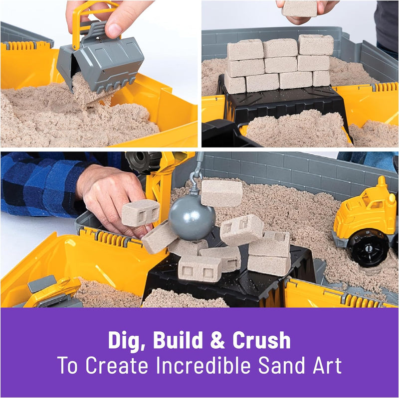 Kinetic Sand Construction Site Sandbox, Learning SPACE