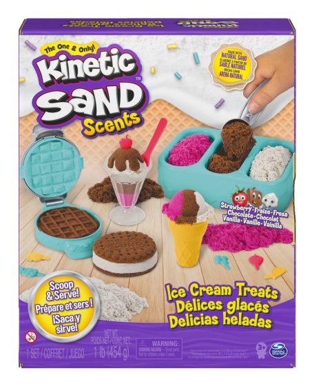 Kinetic Sand Ice Cream Treats, Learning SPACE