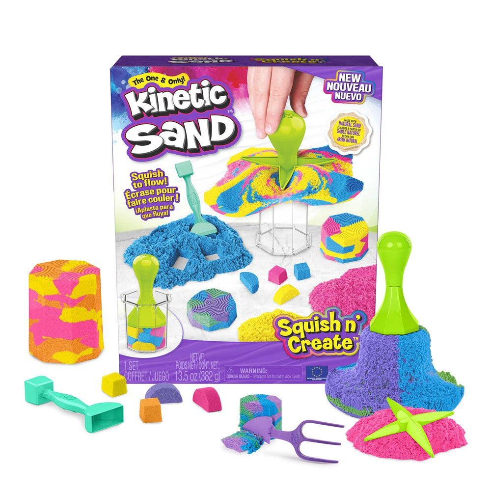 Kinetic Sand Squish N Create-AllSensory,Arts & Crafts,Calming & Anxiety,Cerebral Palsy,Craft Activities & Kits,Helps With,Kinetic Sand,Messy Play,Primary Arts & Crafts,S.T.E.M,Sand,Science Activities,Seasons,Sensory Seeking,Summer,Water & Sand Toys-Learning SPACE
