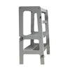Kitchen Helper Tower 2 in 1 Unit - Folding Table/Chair-Furniture-Chairs,Kitchen Aid,Monkey Gym,Tables-Light Grey-01.047.17.004-Learning SPACE