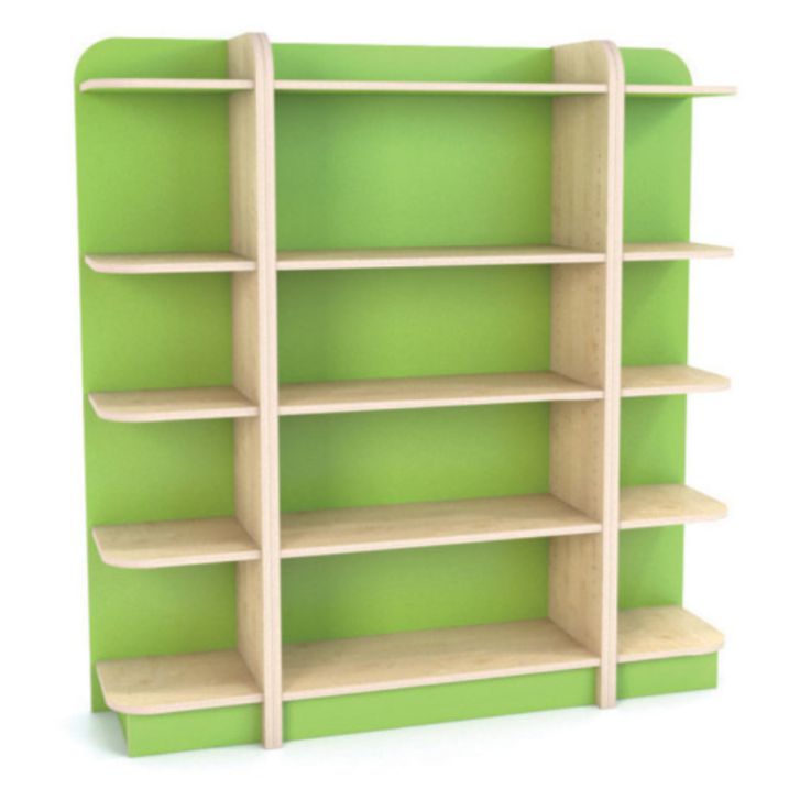 KubbyClass® Instant Library Wall - Set B-Dropship,Furniture,Library Furniture,Willowbrook-Learning SPACE