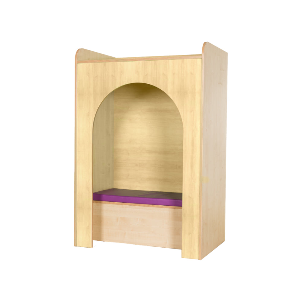 KubbyClass® Library Reading Nook-Nooks,Nooks dens & Reading Areas,Wellbeing Furniture,Willowbrook-Maple-KCRN1500-Maple-Learning SPACE