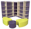 KubbyClass® Reading Corner - Set P-Furniture, Library Furniture, Modular Seating, Wellbeing Furniture, Willowbrook--Learning SPACE