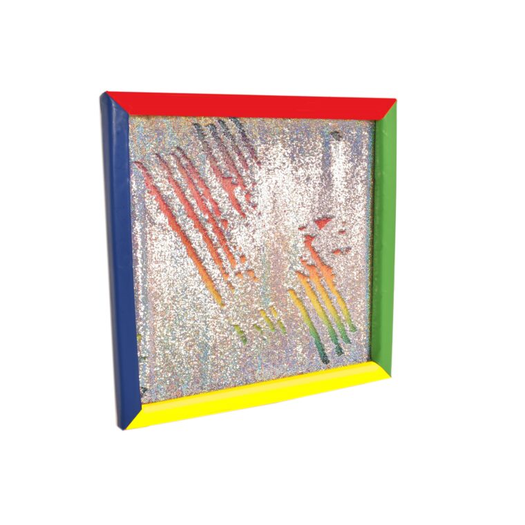 Giant Padded Flip Sequin Board 840mm sq, Multi-Colour Learning SPACE
