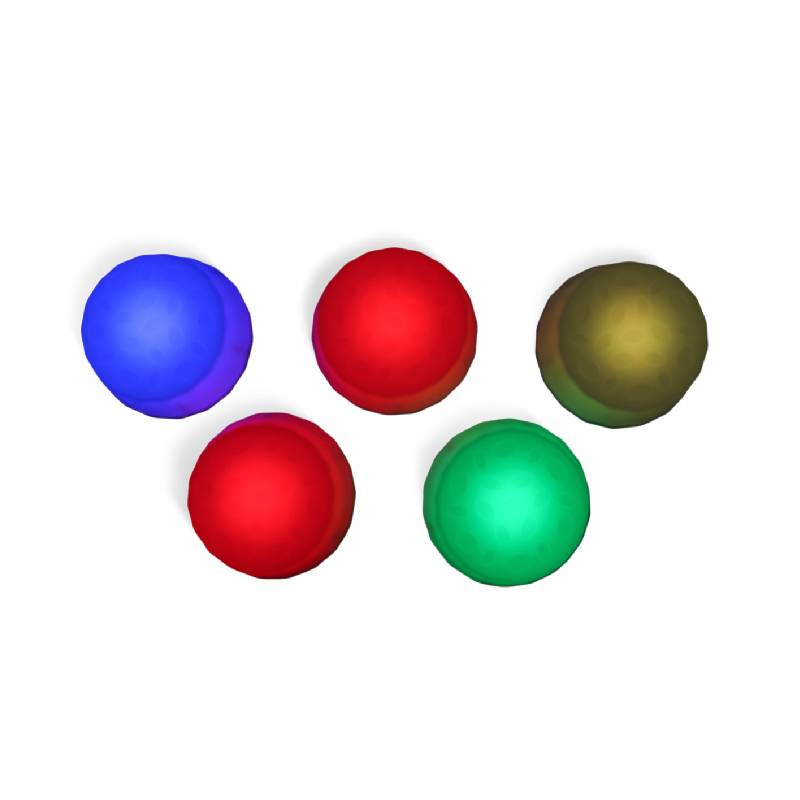 LED Balance Pod - Round Set of 5, Learning SPACE