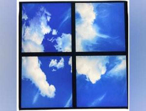 LED Cloud Themed Ceiling Panel set of 4-Indoor Lighting-Chill Out Area,Sensory Ceiling Lights,Sensory Wall Panels & Accessories,Stock,Teenage Lights-Learning SPACE