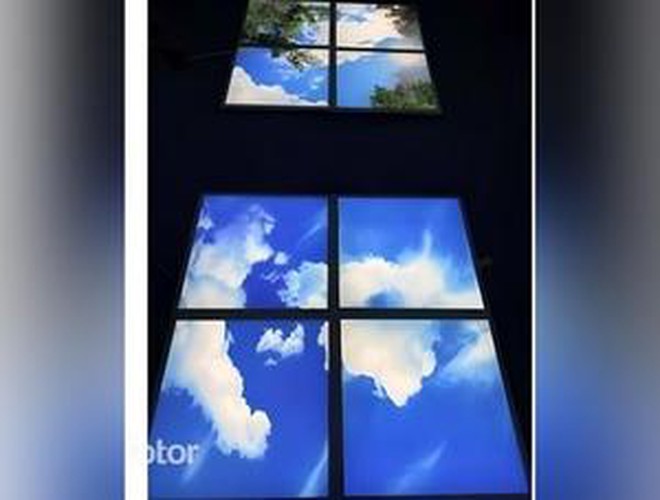 LED Cloud Themed Ceiling Panel set of 4, Indoor Lighting Learning SPACE