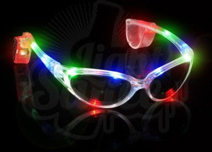 LED Flashing Light-Up Glasses-AllSensory,Pocket money,Sensory Light Up Toys,Stock,The Glow Company,Visual Sensory Toys-Learning SPACE