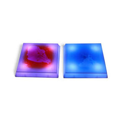 LED Liquid Floor Pod – Square Set of 3-Movement Breaks,Sensory Floor Tiles,Sensory Flooring,Sensory Light Up Toys,Stepping Stones-Learning SPACE