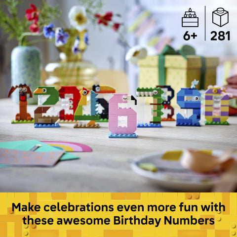 LEGO® (40807) Birthday Numbers, Activity Toys Learning SPACE