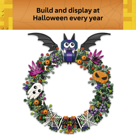 LEGO® (40825) Halloween Wreath Decoration, Building Toys Learning SPACE