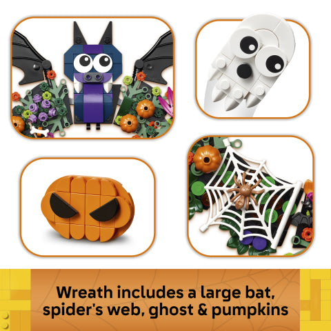 LEGO® (40825) Halloween Wreath Decoration, Building Toys Learning SPACE