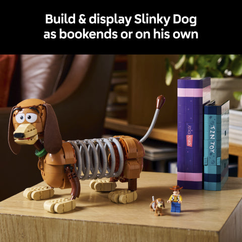 LEGO® (43301) Toy Story Slinky Dog Bookends, Activity Toys Learning SPACE
