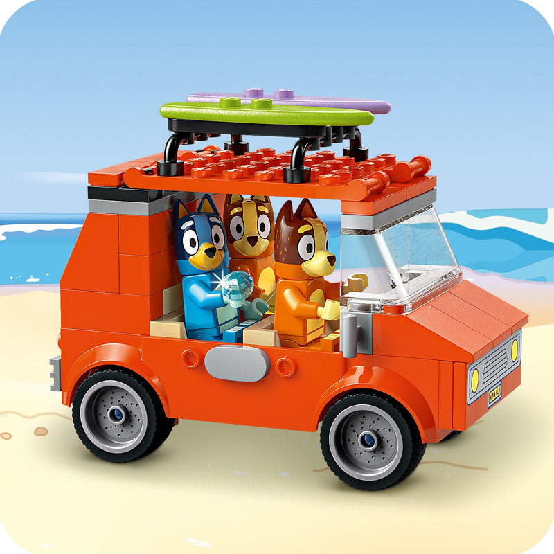 LEGO® (11202) Bluey - Bluey's Beach & Family Car Trip, Learning SPACE