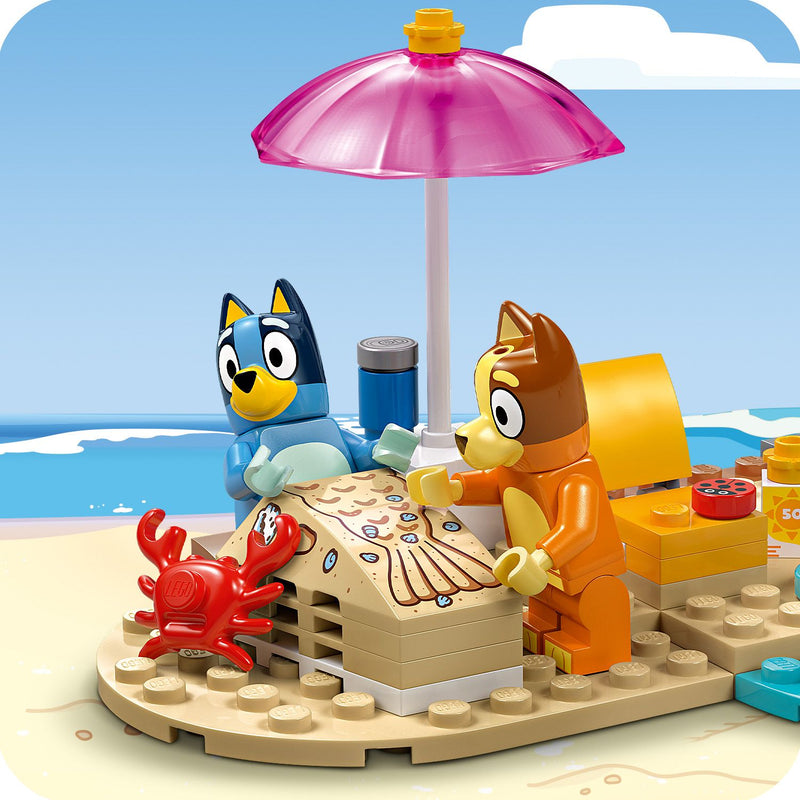LEGO® (11202) Bluey - Bluey's Beach & Family Car Trip, Learning SPACE