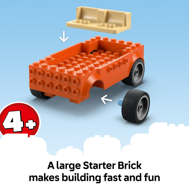 LEGO® (11202) Bluey - Bluey's Beach & Family Car Trip, Learning SPACE