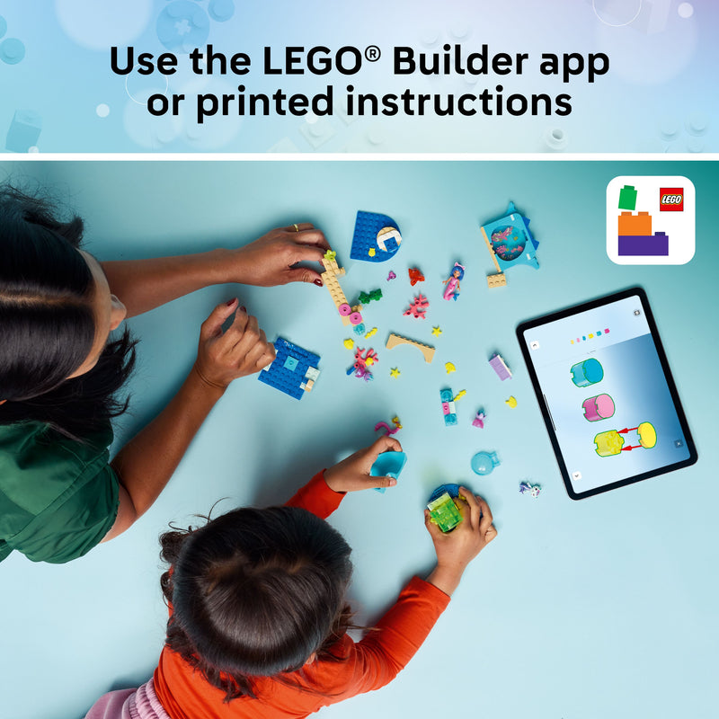 LEGO® (11204) Gabby's Dollhouse - Mermaid Gabby's Aquarium Adventure, Learning SPACE
