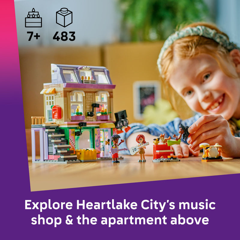 LEGO® (42653) Friends - Music Shop & Apartment, Learning SPACE