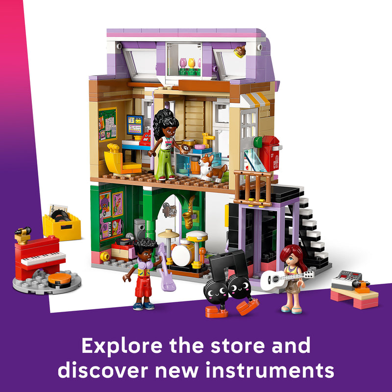 LEGO® (42653) Friends - Music Shop & Apartment, Learning SPACE