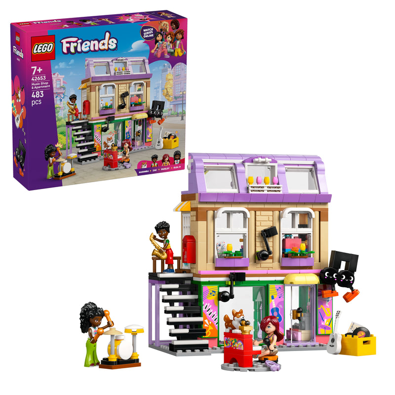 LEGO® (42653) Friends - Music Shop & Apartment, Learning SPACE
