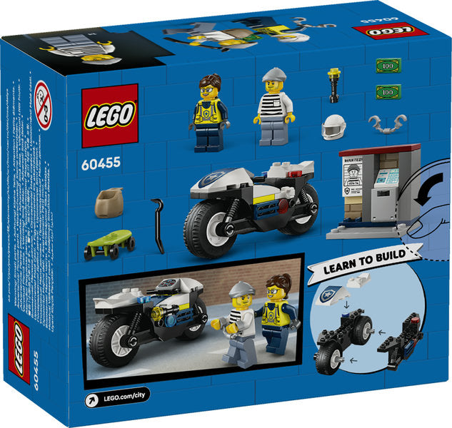 LEGO® 60455 – Police Motorcycle Chase, Learning SPACE
