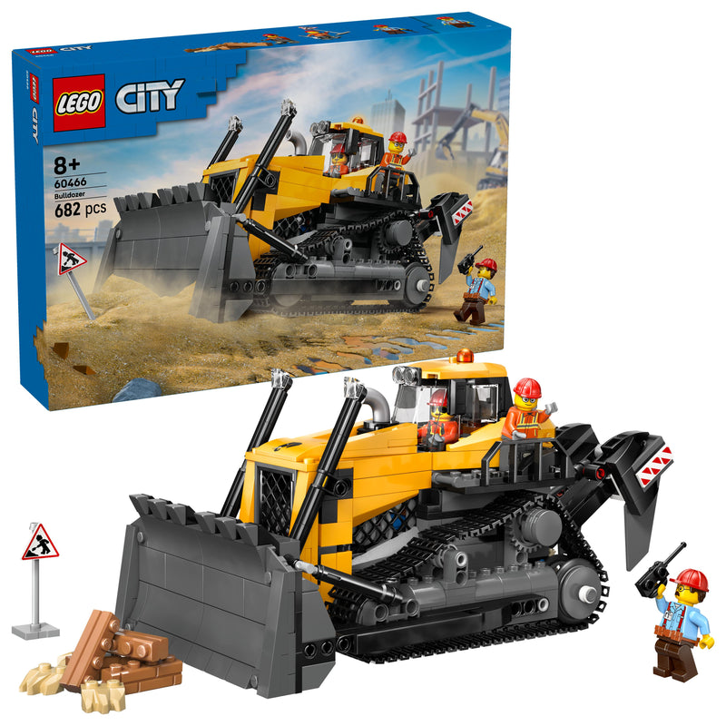 LEGO® 60466 – Yellow Bulldozer, Learning SPACE