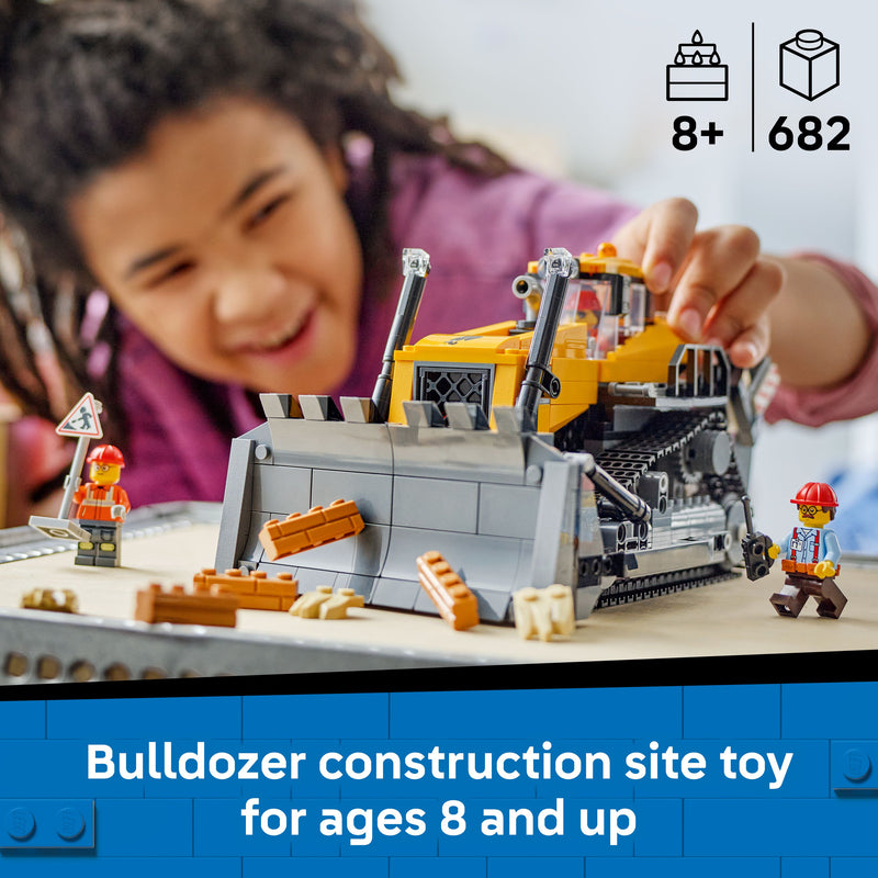 LEGO® 60466 – Yellow Bulldozer, Learning SPACE