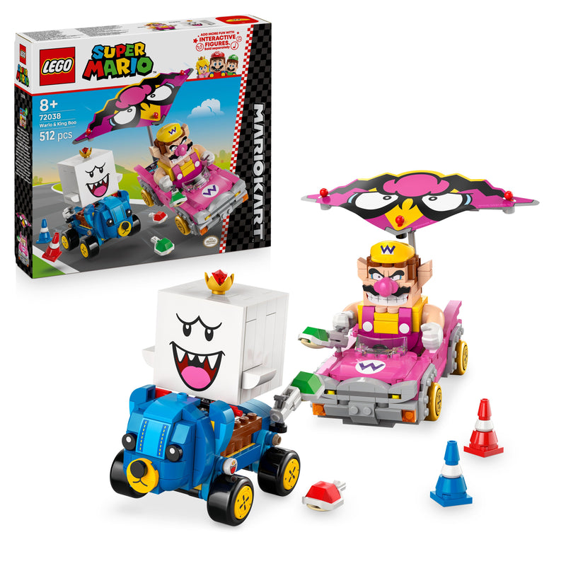 LEGO® (72038) Super Mario - Mario Kart™ – Wario & King Boo, Learning SPACE