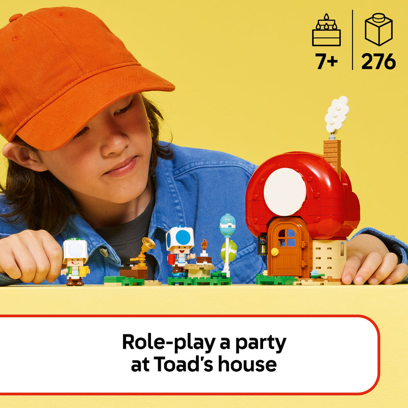 LEGO® (72041) Super Mario - Party at Toad's House, Learning SPACE