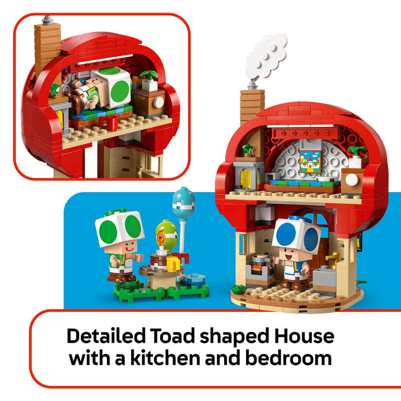 LEGO® (72041) Super Mario - Party at Toad's House, Learning SPACE